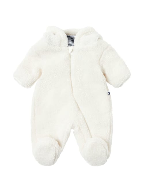 Petit Bateau: 连帽尼龙羽绒连体衣