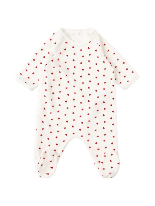 Petit Bateau: 印花棉连体衣