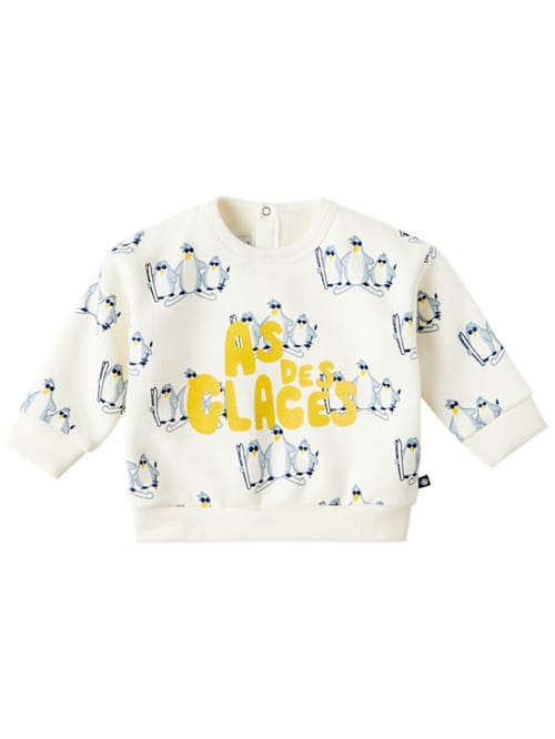 Petit Bateau: 印花棉质圆领卫衣