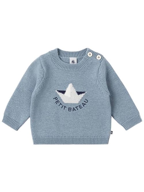 Petit Bateau: Pullover aus Woll-Baumwollmischung