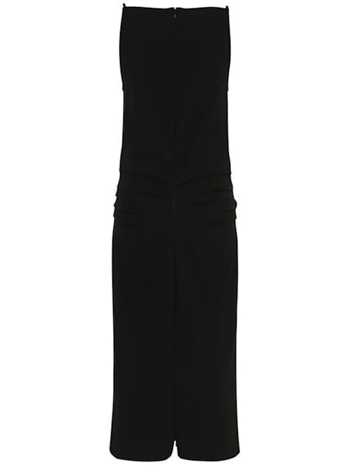 Proenza Schouler: Draped cotton-blend midi dress