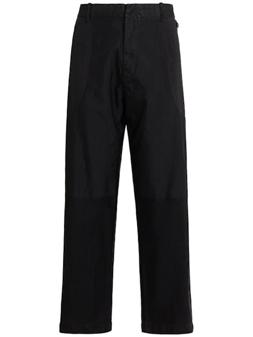 MASSIMO OSTI STUDIO: 侧开口宽腿裤
