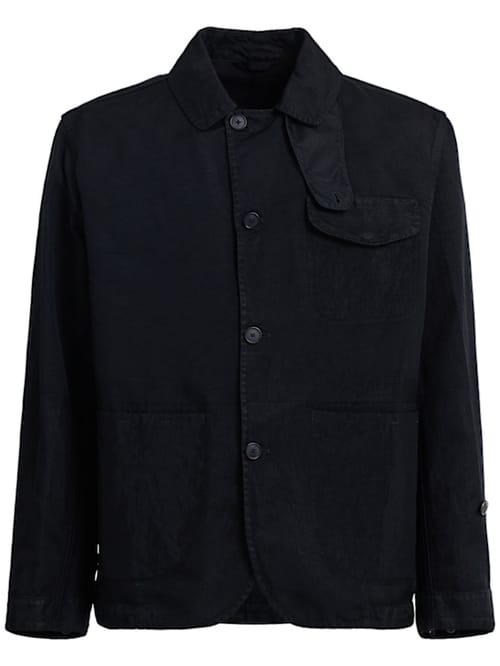MASSIMO OSTI STUDIO: Work jacket with collar