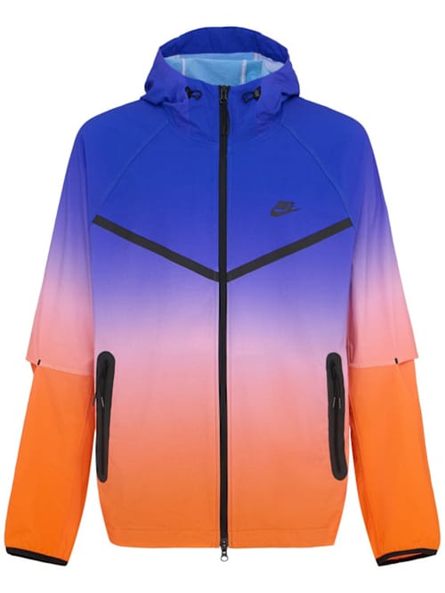 Nike: 带拉链的连帽夹克