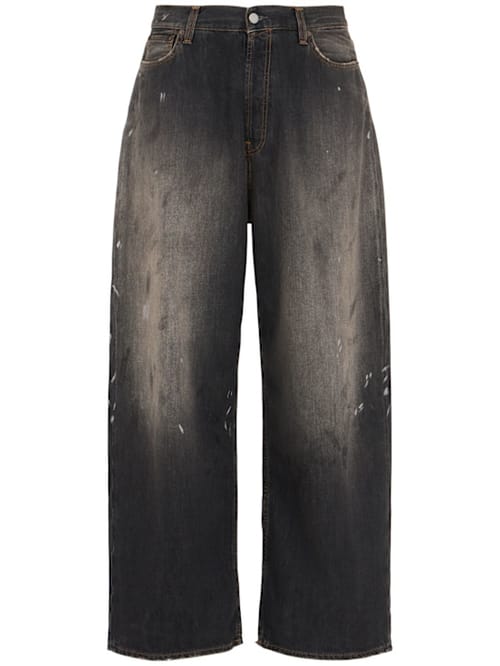 Acne Studios: 高腰宽松牛仔裤