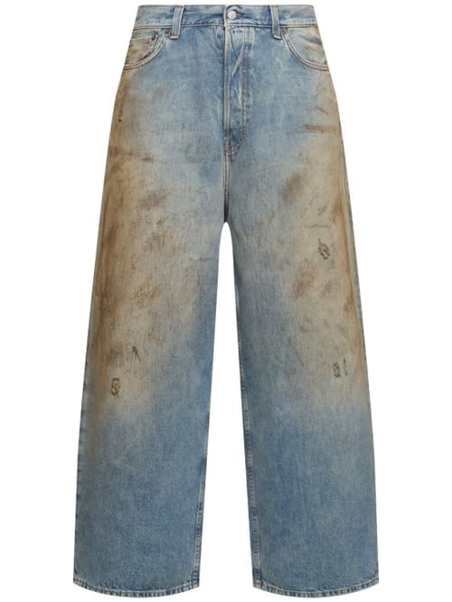 Acne Studios: 高腰宽腿牛仔裤