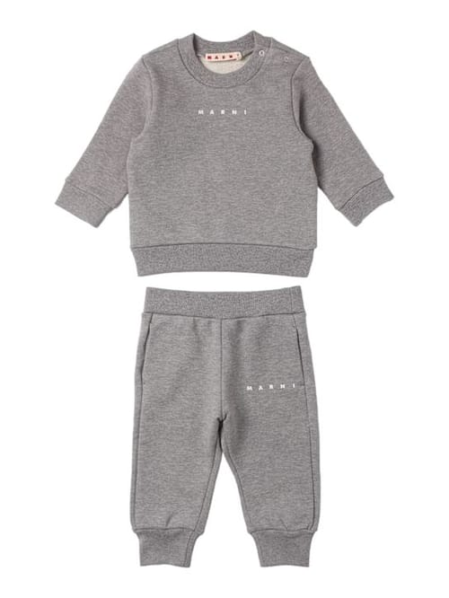 Marni Junior: 棉质卫衣和裤子