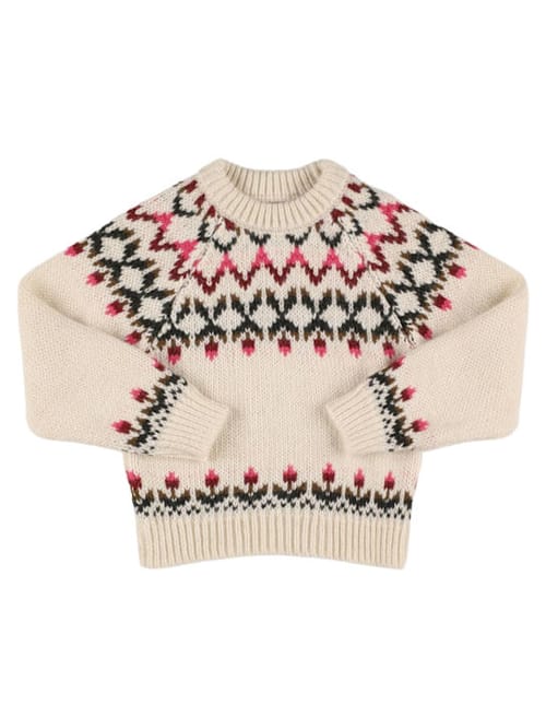 The New Society: Maglia jacquard a girocollo