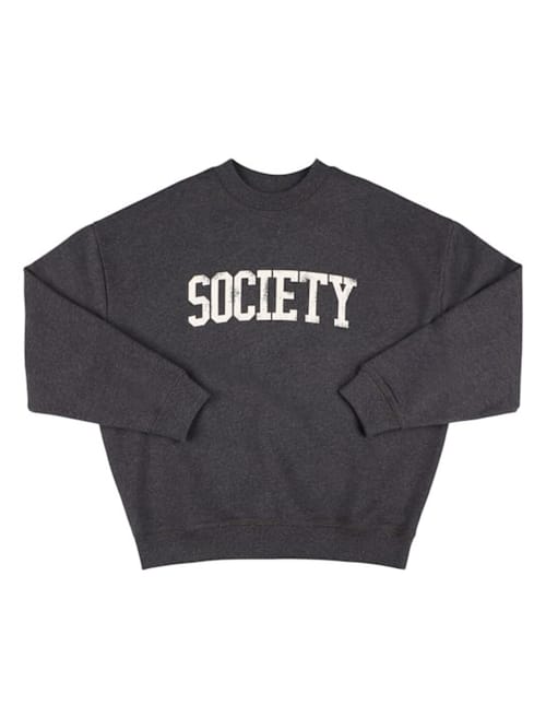 The New Society: 带logo的棉质卫衣