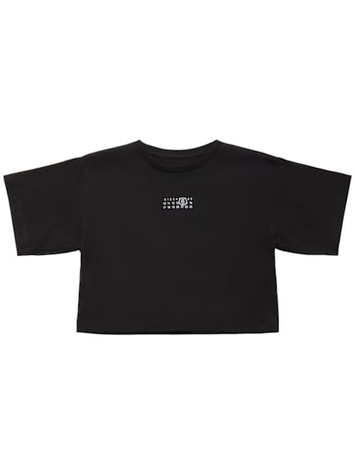 MM6 Maison Margiela: 短款棉质T恤