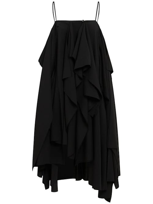 EENK: Vestito midi a strati drappeggiati