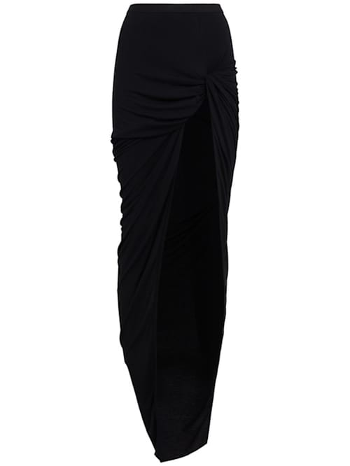 Rick Owens: 带侧褶的长裙