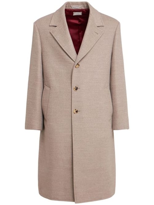 Brunello Cucinelli: 单排扣羊毛外套