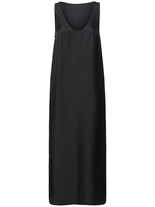 Loulou De Saison: Vestito lungo in seta con spacco