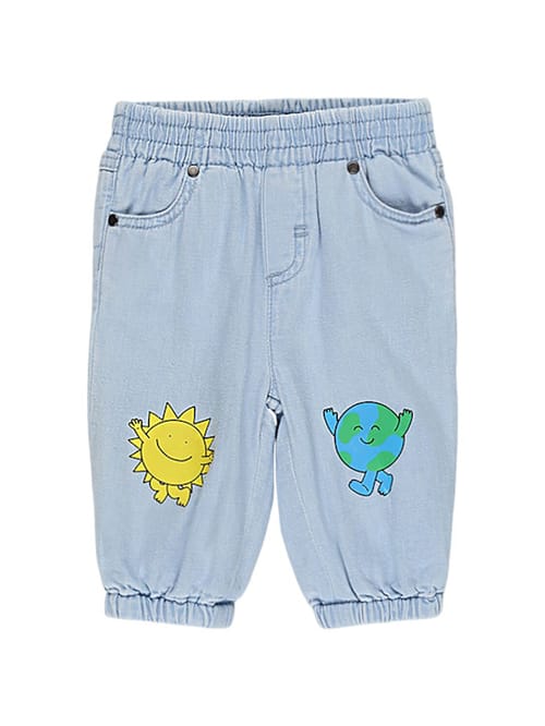 Stella McCartney Kids: 印花棉质牛仔裤