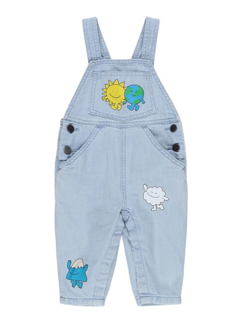 Stella McCartney Kids: 印花棉牛仔工装裤