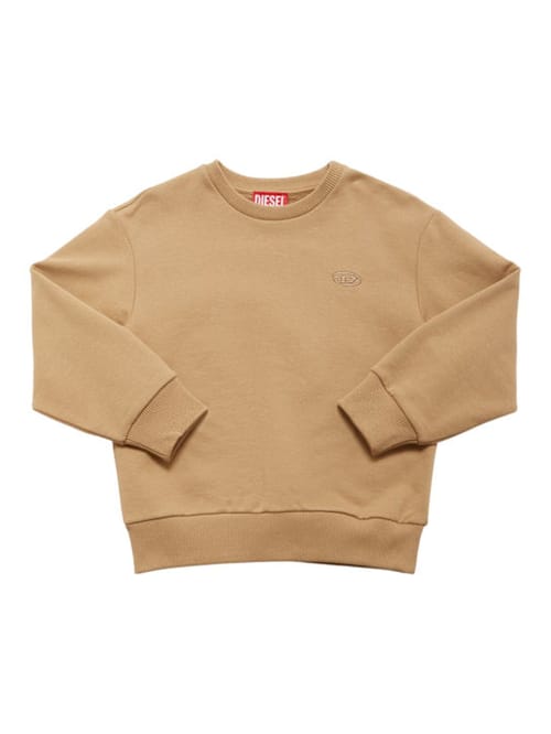 Diesel Kids: 带有logo的棉质圆领卫衣