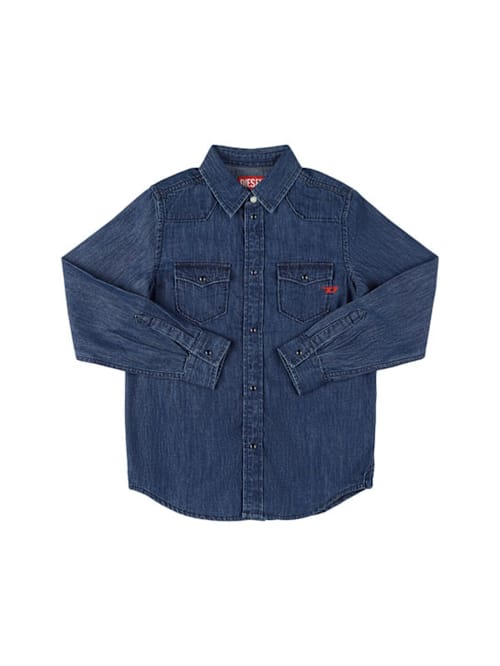 Diesel Kids: 经典领衬衫