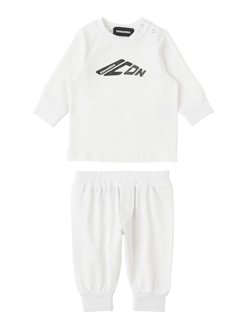 Dsquared2: 棉混合卫衣与运动裤