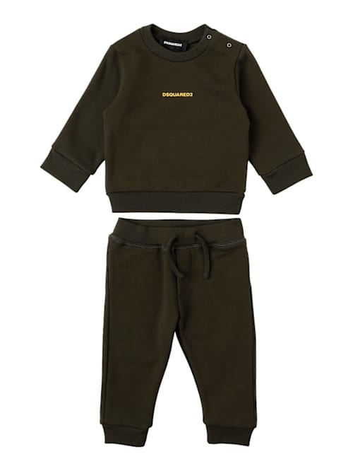 Dsquared2: 棉质卫衣和运动裤