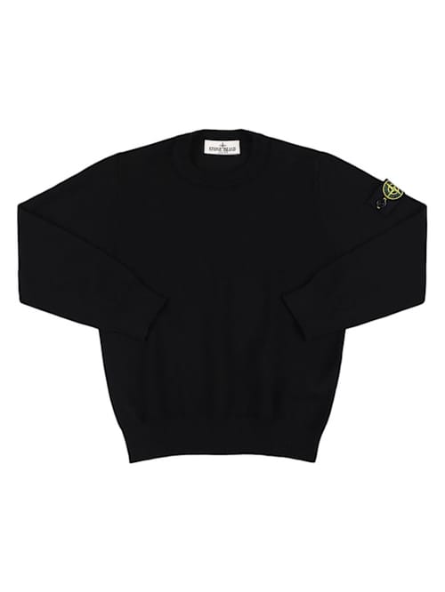 Stone Island Junior: Wool knit turtleneck sweater