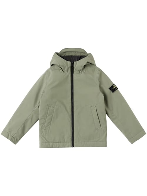 Stone Island Junior: 带帽聚酯软壳夹克