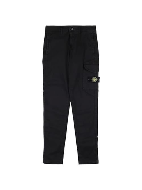 Stone Island Junior: 弹力棉布斜纹工装裤
