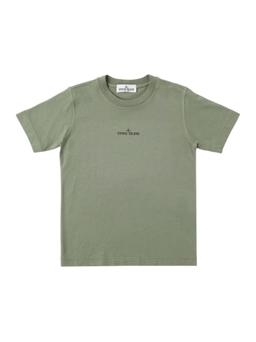 Stone Island Junior: 印花棉质T恤