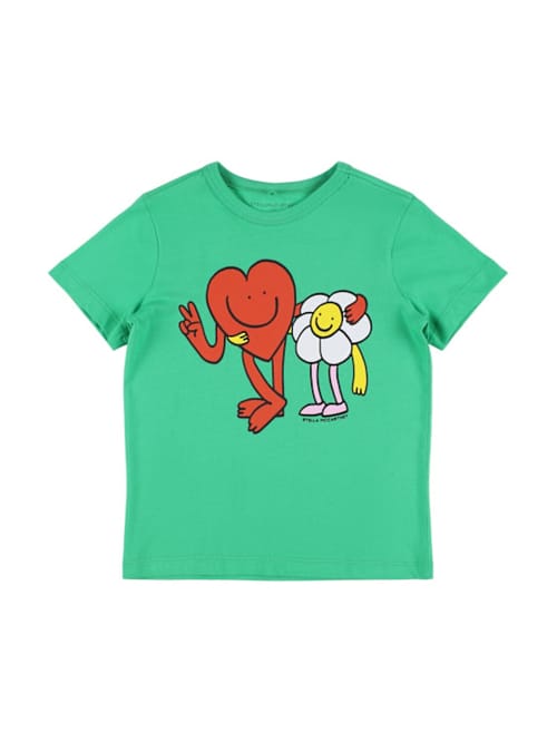 Stella McCartney Kids: 印花棉质平纹针织T恤