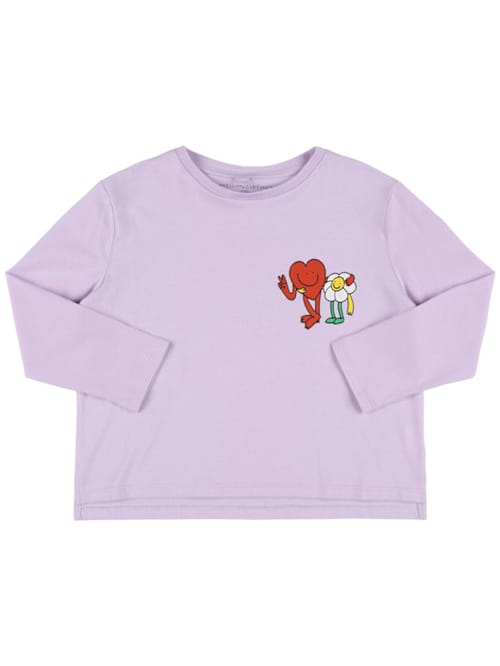 Stella McCartney Kids: 印花棉质针织T恤