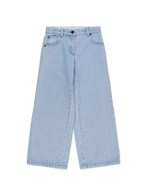 Stella McCartney Kids: 带补丁的棉质牛仔裤