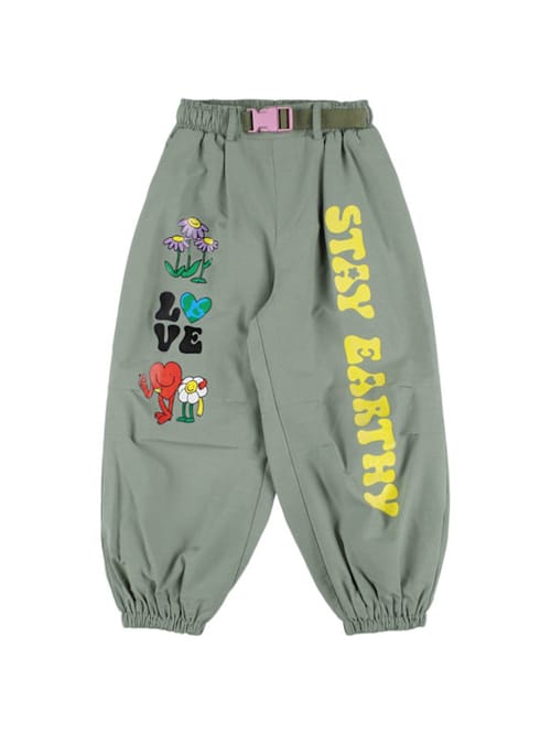 Stella McCartney Kids: 棉混合裤
