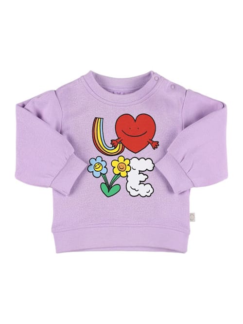 Stella McCartney Kids: 印花棉质卫衣