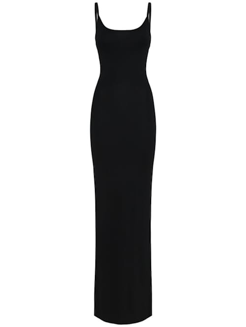 Éterne: Robe longue en modal stretch