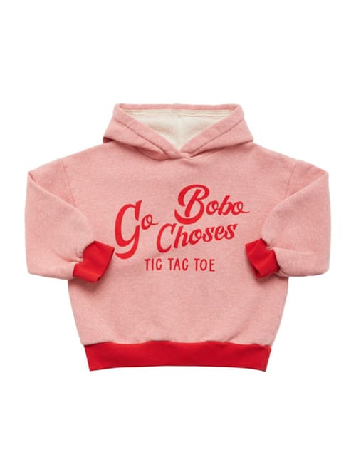 Bobo Choses: 印花有机棉混纺卫衣