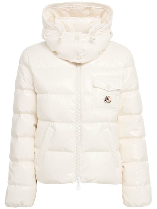 Moncler: 带帽短款羽绒夹克
