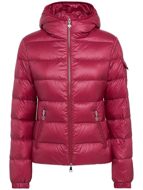 Moncler: 带帽短款羽绒夹克