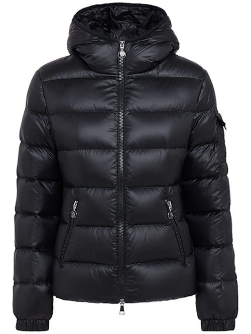 Moncler: 短款连帽羽绒外套