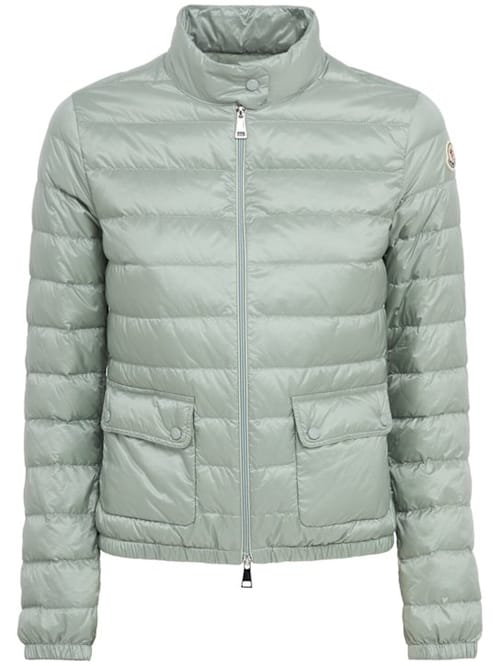 Moncler: 带领的短款羽绒服