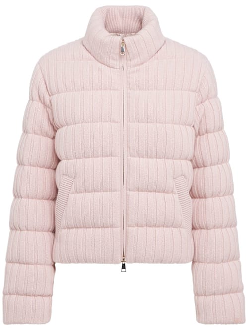 Moncler: 短款羽绒服，带领子
