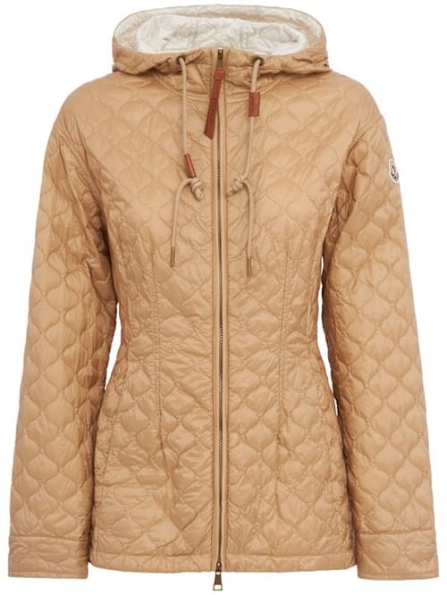 Moncler: 带帽短款羽绒夹克