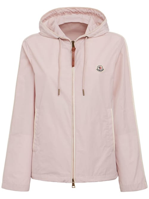 Moncler: 带中央闭合的连帽夹克
