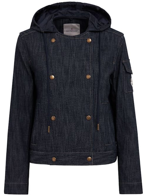 Moncler: 双排扣休闲夹克