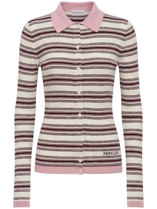 Moncler: 长袖翻领 polo 衫