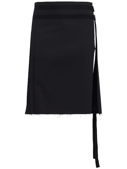 Ann Demeulemeester: 带腰带的包裹裙