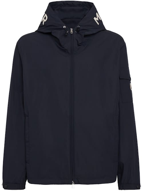 Moncler: 中央闭合的连帽夹克