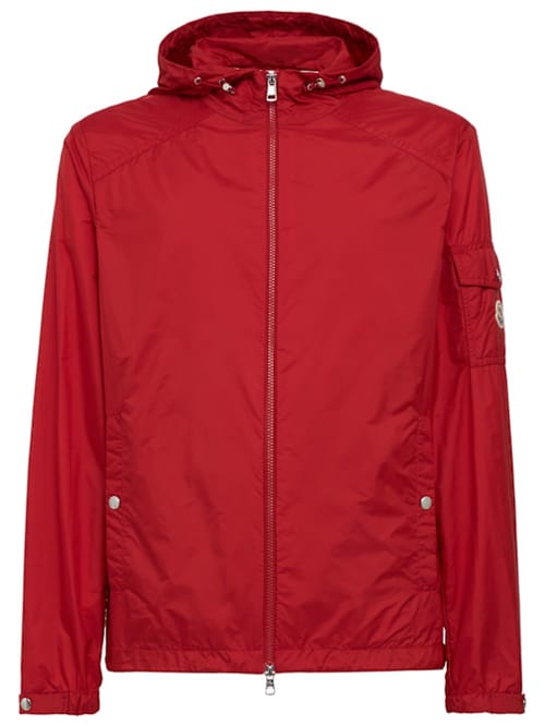 Moncler: 短款帽子夹克