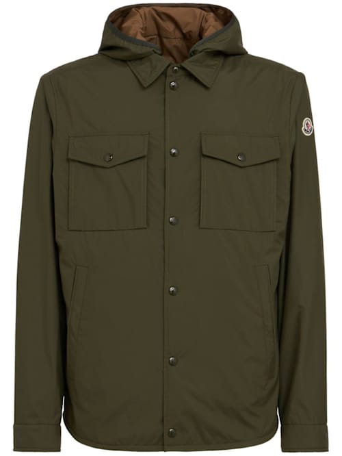 Moncler: 带帽工作夹克
