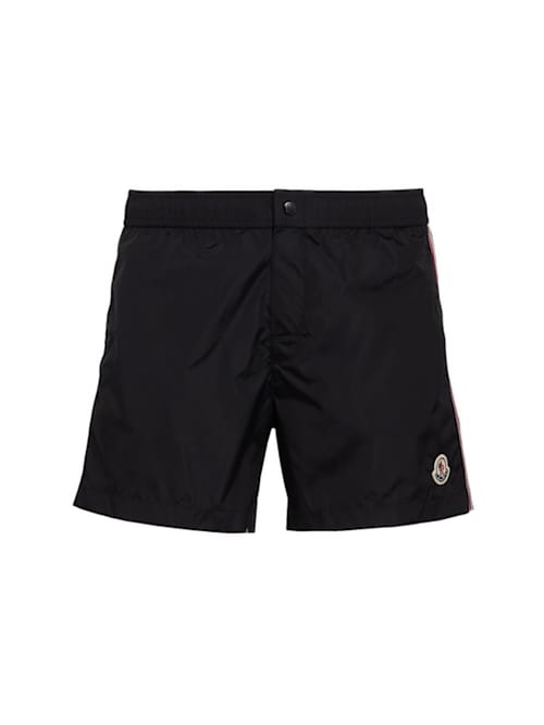 Moncler: 前扣泳裤