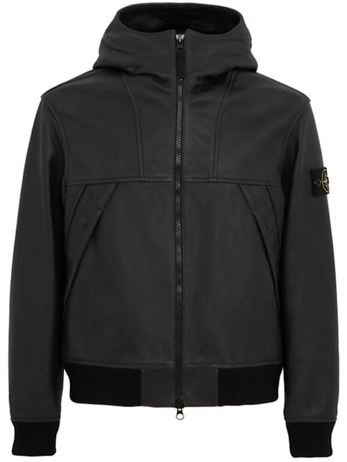 Stone Island: 短款带帽夹克